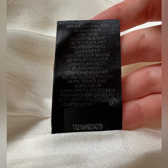 NWOT Tibi Linen Midi A-line Skirt with Belt - Picture 7 of 7